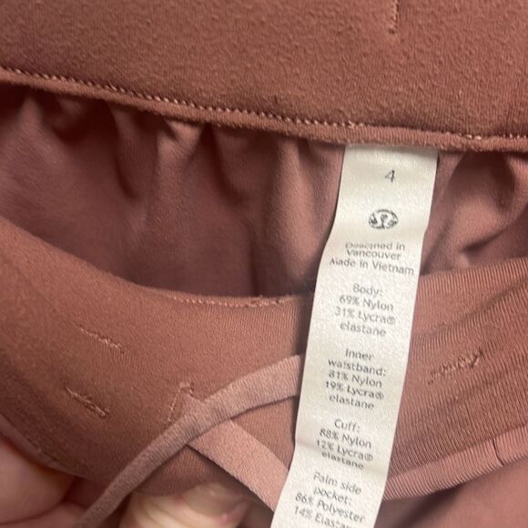 Lululemon Stretch High-Rise Jogger *Full Length Spiced Chai, Sz 4, EUC - Picture 4 of 7